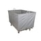 Steele Canvas Basket 24 BU Permanent Truck Grey Vinyl w/Grey Vinyl - 4in Casters 9624VGRYVGRYW4 - alternate 1
